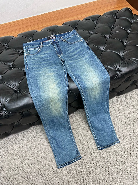 Мужские синие джинсы Kiton Premium