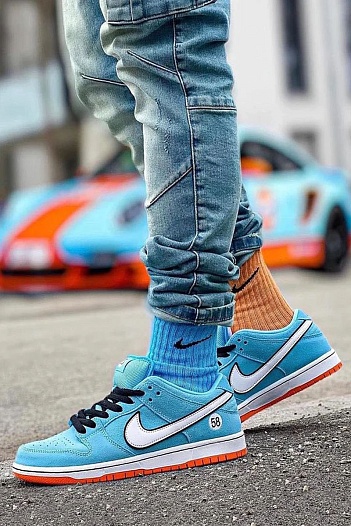 Кроссовки Nike SB Dunk Low Gulf Club 58 "Blue Chill"   