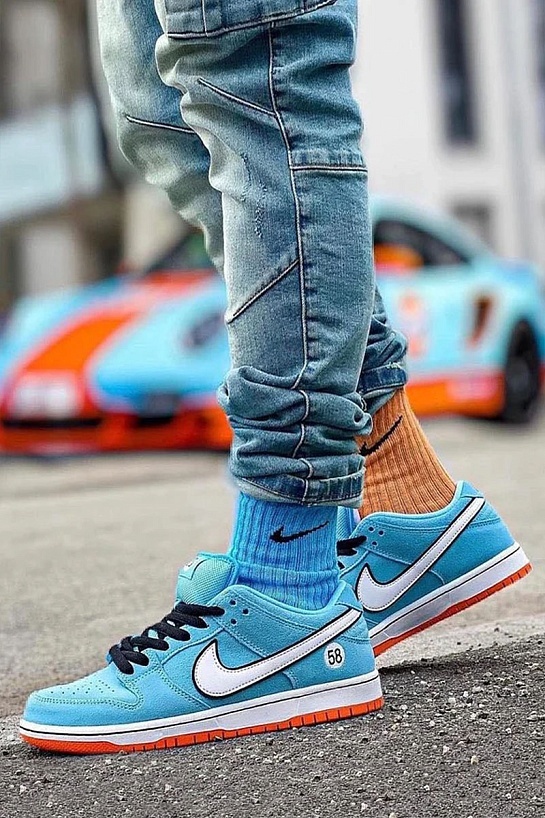 Кроссовки Nike SB Dunk Low Gulf Club 58 "Blue Chill"