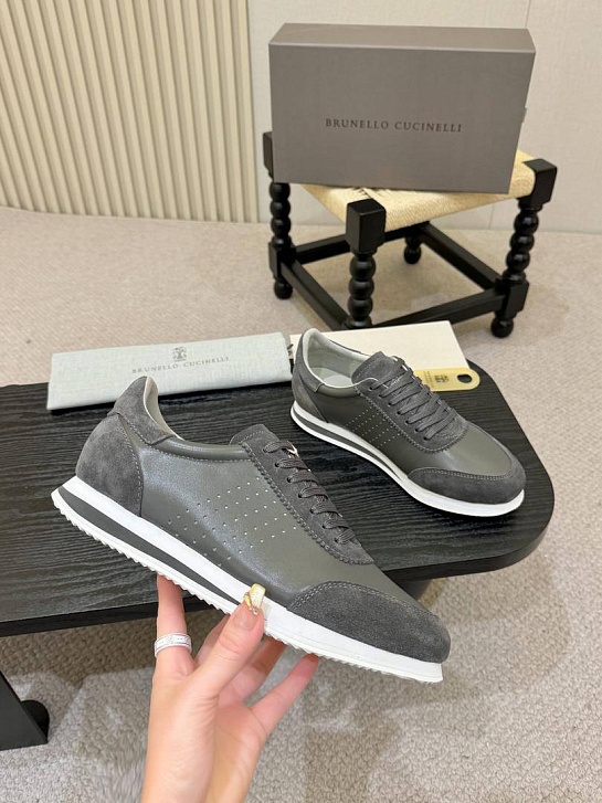 Мужские кроссовки Brunello Cucinelli low-top - Grey