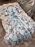 Женское синее платье Zimmermann Floral all-over