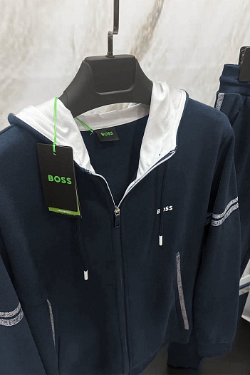 Тёмно-синий спортивный костюм Hugo Boss   