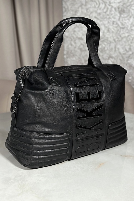 Чёрная дорожная сумка Dirk Bikkembergs 39x51x23 см