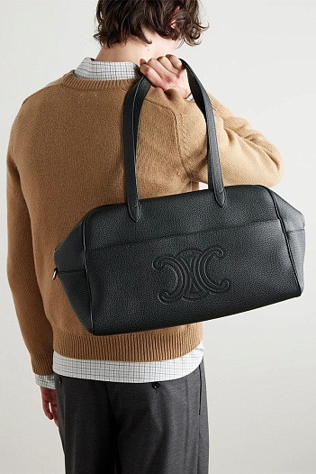 Кожаная сумка Celine Triomphe 44x26 см   