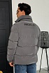 Мужская утеплённая куртка Moncler серого цвета