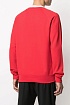 Мужской красный свитшот Balmain Paris logo-print