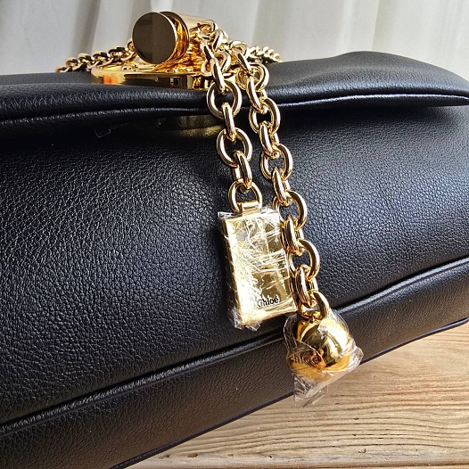Кожаная сумка Chloe 28x17 см   