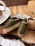 Женские замшевые ботинки UGG Tazz Platform - Green