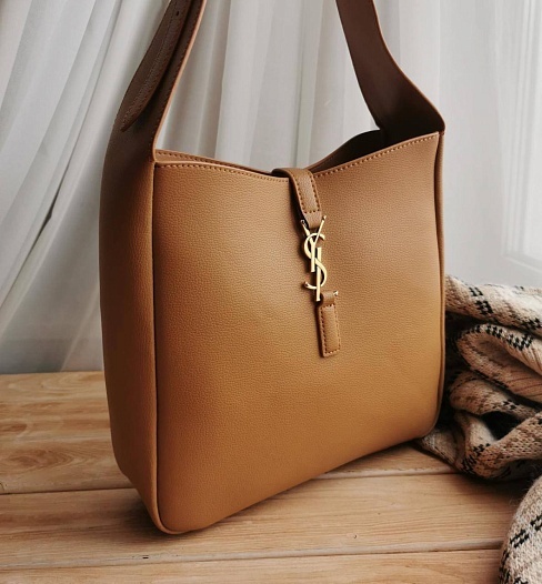 Женская сумка Yves Saint Laurent Le 5 a 7 Supple 28x24 см - Brown   