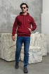 Мужское худи Tommy Hilfiger бордового цвета