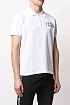 Мужское белое поло Dsquared2 ICON black-logo