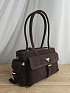 Замшевая сумка Prada 30x16 см
