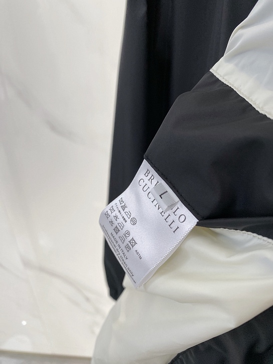 Мужская ветровка Brunello Cucinelli чёрного цвета