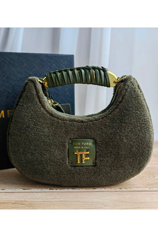 Сумка Tom Ford Bianca Shearling Mini Hobo 19x26 см