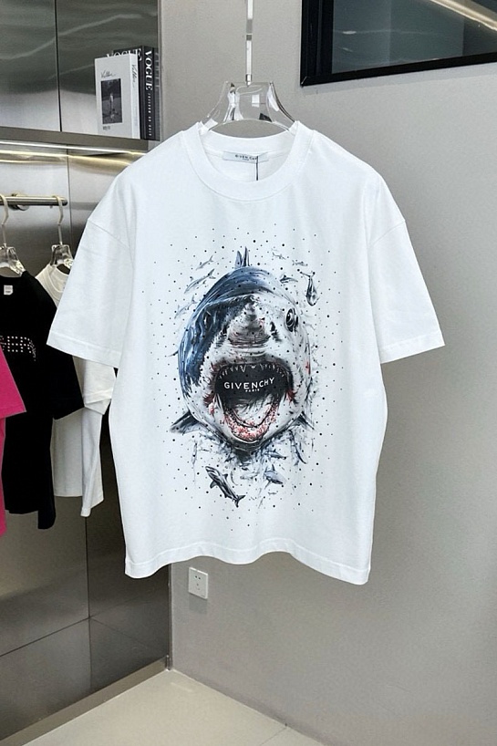 Белая оверсайз футболка Givenchy Premium