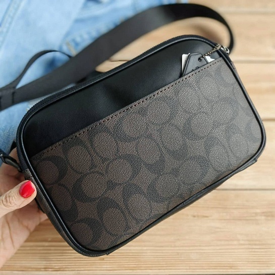 Кожаная сумка Coach Graham 25x18 см (3 расцветки)