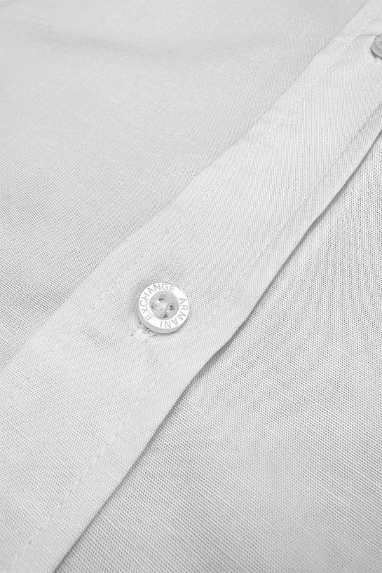 Мужская белая рубашка Armani Exchange