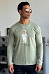 Мужской лонгслив Роlо Ralрh Lаurеn "Bear" - Light Green