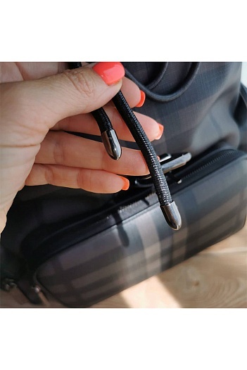 Кожаный рюкзак Burberry London Check 40х30 см   