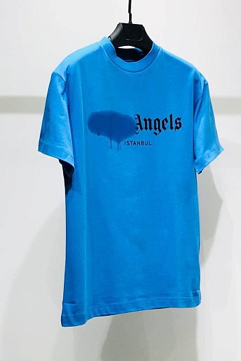 Оверсайз футболка Palm Angels Istanbul - Blue   