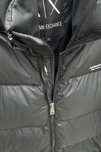 Мужская куртка чёрного цвета Armani Exchange   