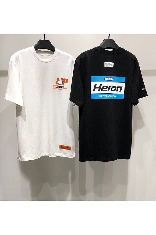 Мужская оверсайз футболка Heron Preston Eagle - Black