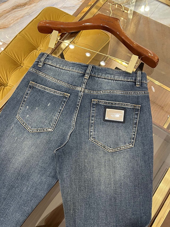 Мужские синие джинсы Dolce & Gabbana comfort fit