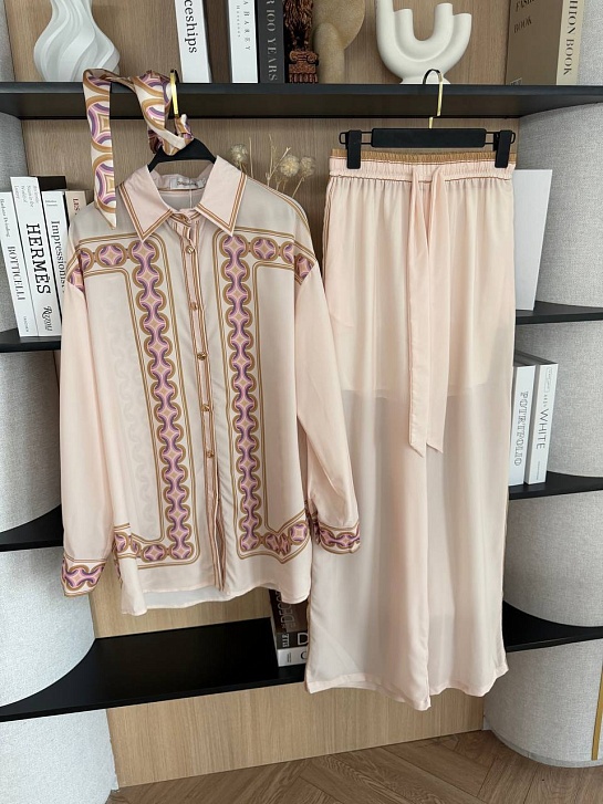 Женский розовый костюм Zimmermann premium