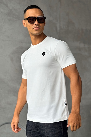 Белая мужская футболка Emporio Armani 7   