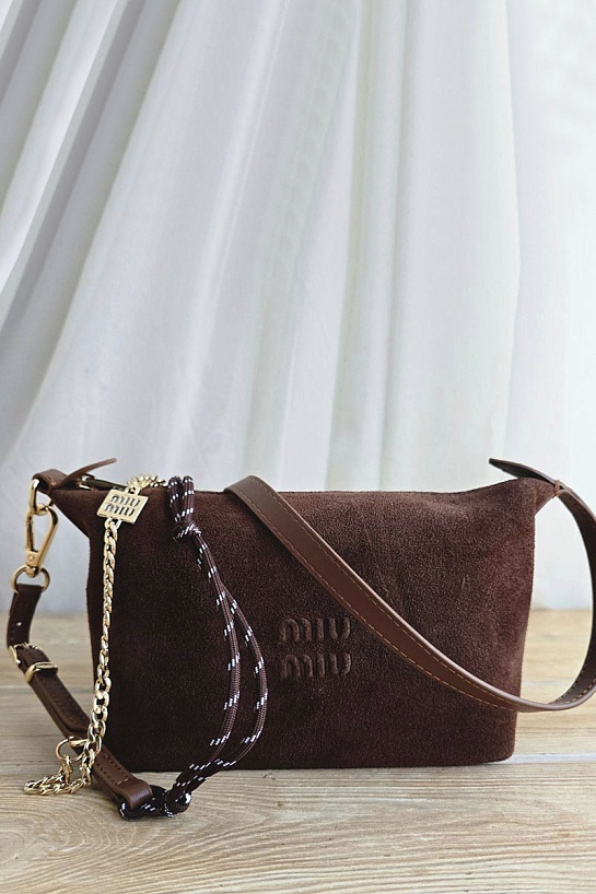 Замшевая сумка MIU MIU 22x14 см