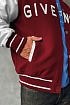 Мужской бомбер Givenchy Varsity logo-embroidered - Red / White