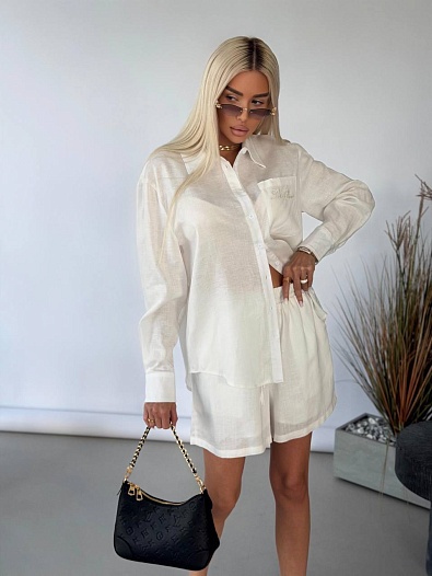 Белый женский костюм Zimmermann premium   