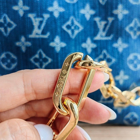 Джинсовая сумка Louis Vuitton Coussin PM Monogram 27x20 см