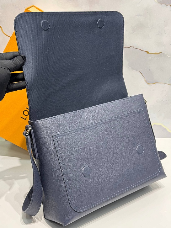 Кожаная сумка Louis Vuitton Speed Messenger premium 33x25x12 см