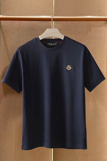 Мужская футболка Loro Piana Premium - Navy   