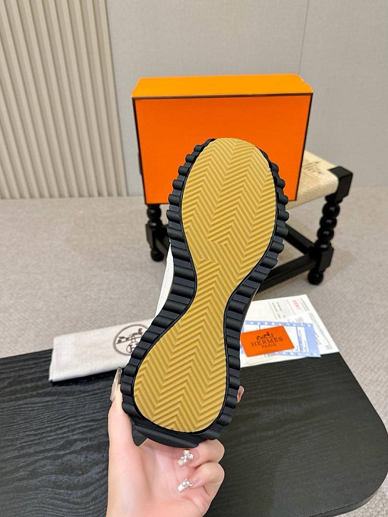 Мужские кроссовки Hermes Leader - White