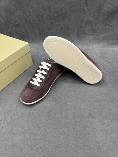 Мужские замшевые кроссовки Brunello Cucinelli   