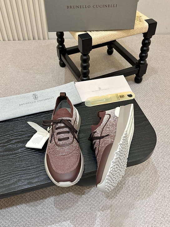 Мужские кроссовки Brunello Cucinelli knitted