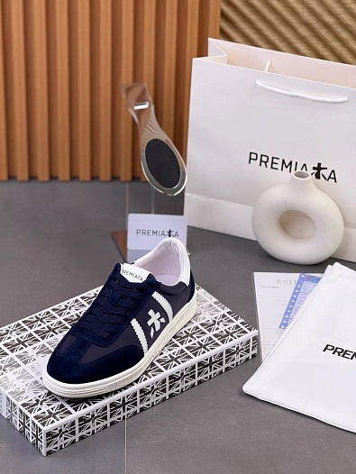 Комбинированные кроссовки Premiata Bonnie - Navy   