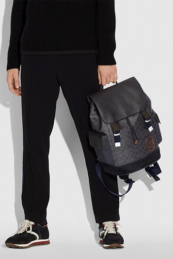 Кожаный рюкзак Coach Rivington 40x30 см   