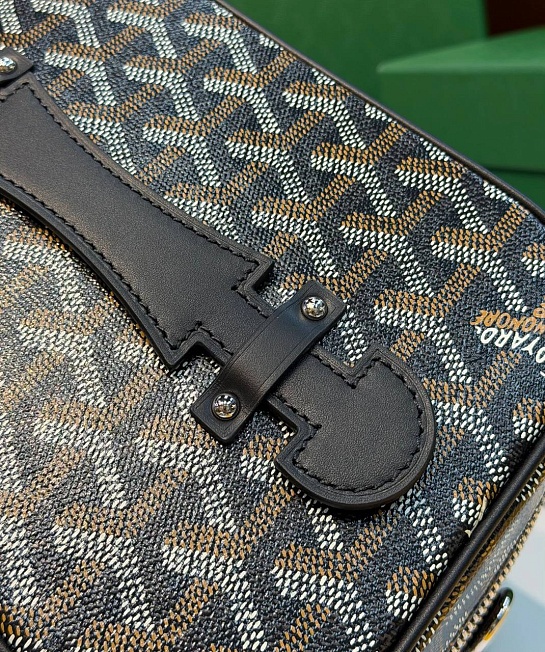 Кожаная сумка Goyard Muse Vanity Case ​premium 20x16x14 см