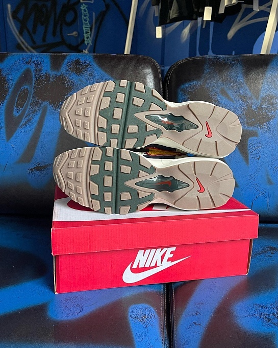 Кроссовки Nike Air Max 96 II - Beach / University Gold / Blue Void