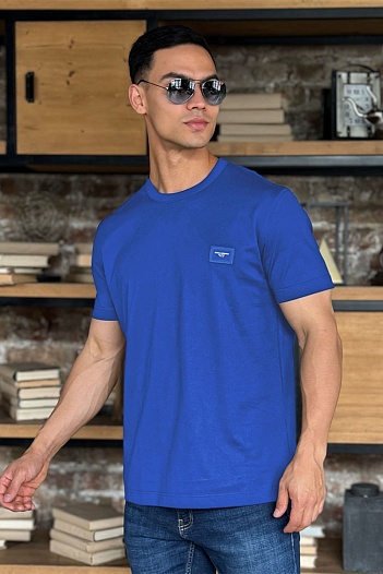 Мужская футболка Dolce & Gabbana Premium - Color Blue   
