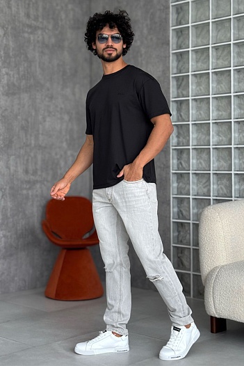 Мужская чёрная футболка Zilli   