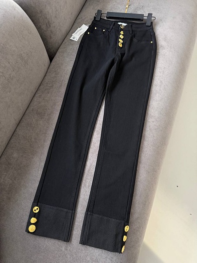 Чёрные женские джинсы Schiaparelli premium   