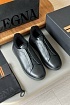 Кроссовки с мехом Ermenegildo Zegna Triple Stitch - Black