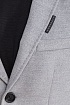 Серое мужское пальто Burberry logo label