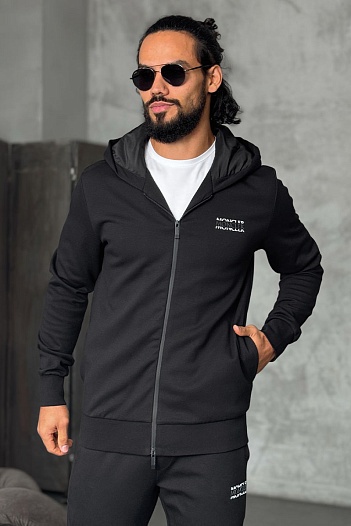 Чёрный спортивный костюм Moncler   