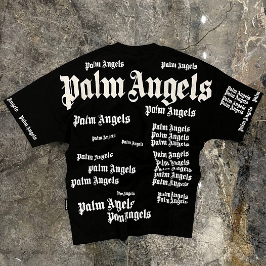 Оверсайз футболка Palm Angels Ultra Logo - Black   