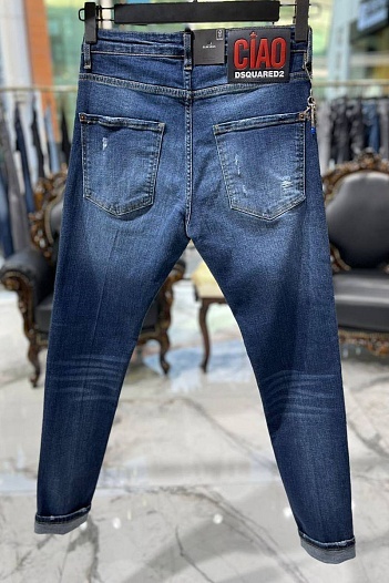 Мужские синие джинсы Dsquared2   